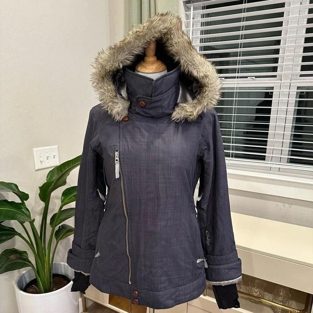 Oakley Women's Navy and Grey Jacket